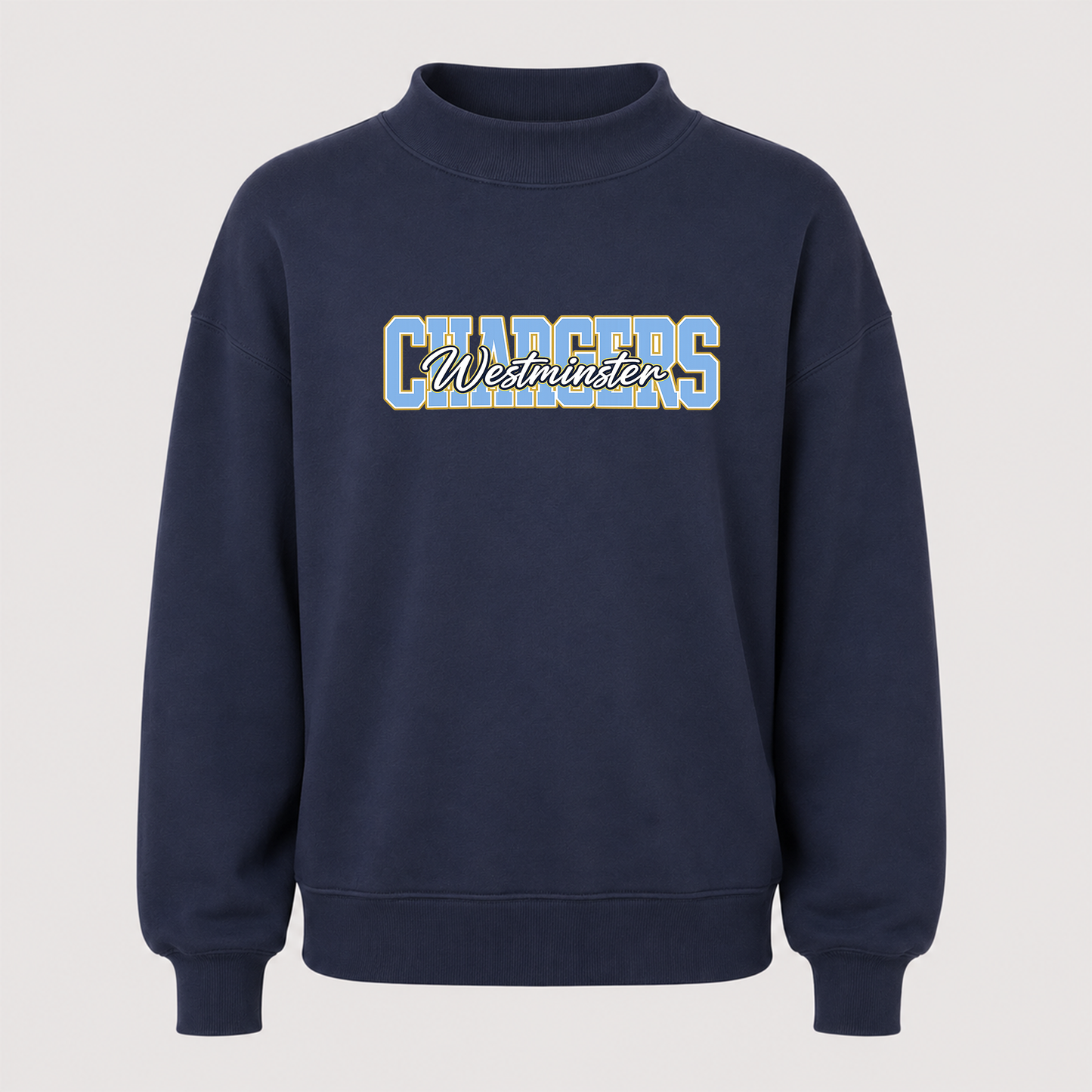 Westminster Chargers Mock Neck Pullover