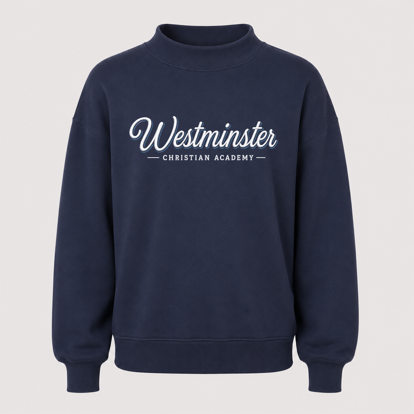 Westminster Embroidered Mock Neck