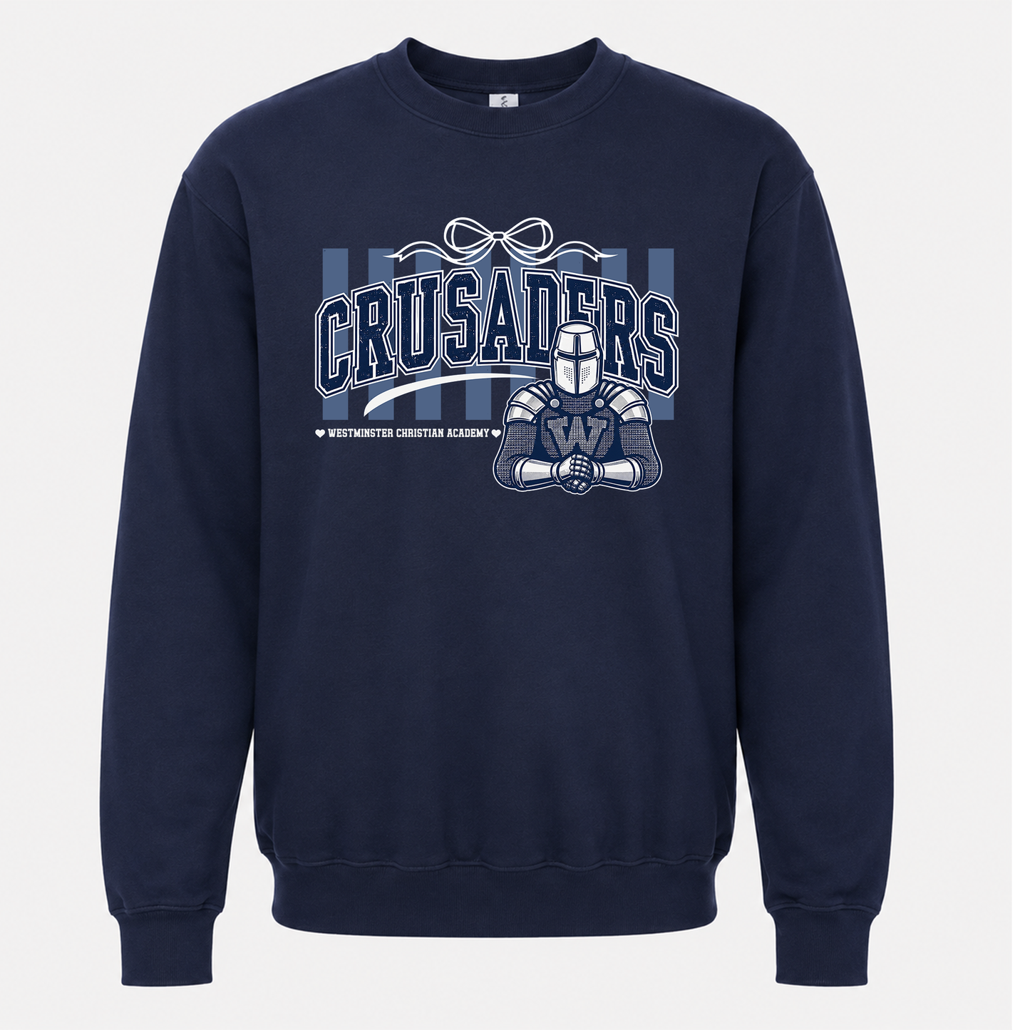 Crusaders Vintage Bow Crewneck Sweatshirt