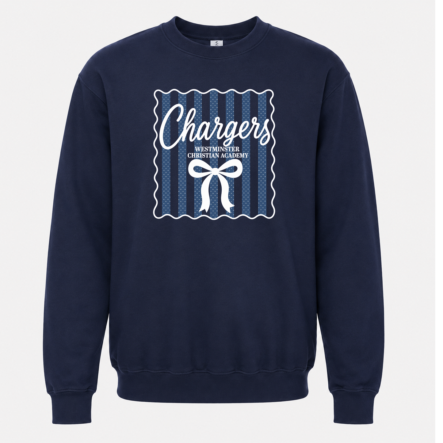 Westminster Chargers Bow Crewneck Sweatshirt