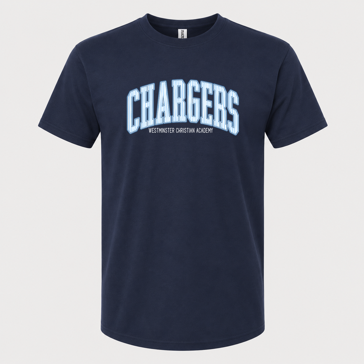 Westminster Chargers Pinstripe Varsity Tee