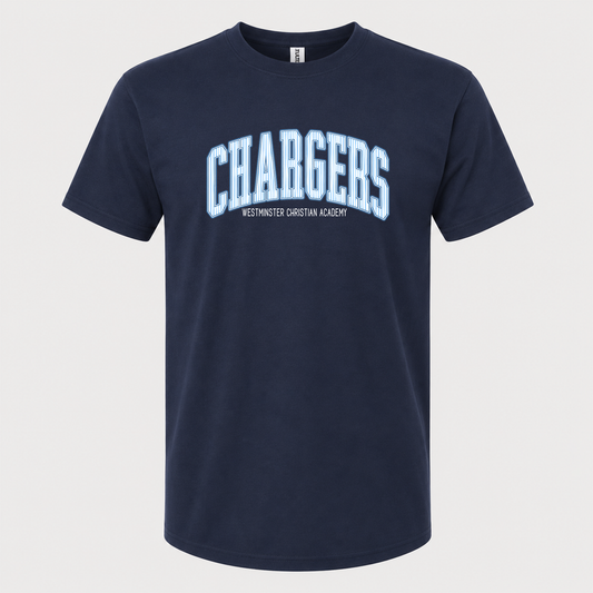 Westminster Chargers Pinstripe Varsity Tee