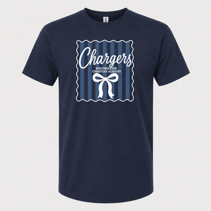 Westminster Chargers Bow Tee