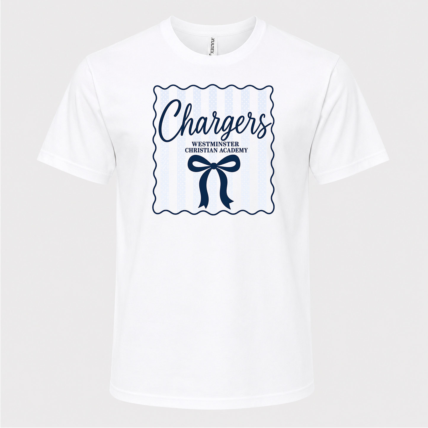 Westminster Chargers Bow Tee