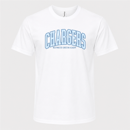 Westminster Chargers Pinstripe Varsity Tee