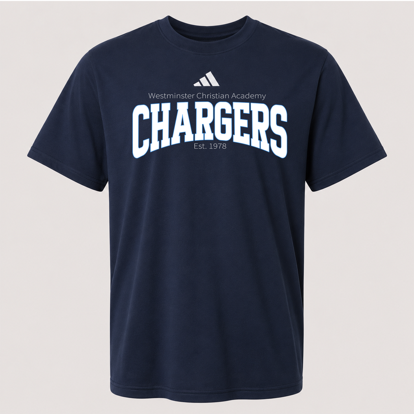 adidas® Westminster Chargers Tee