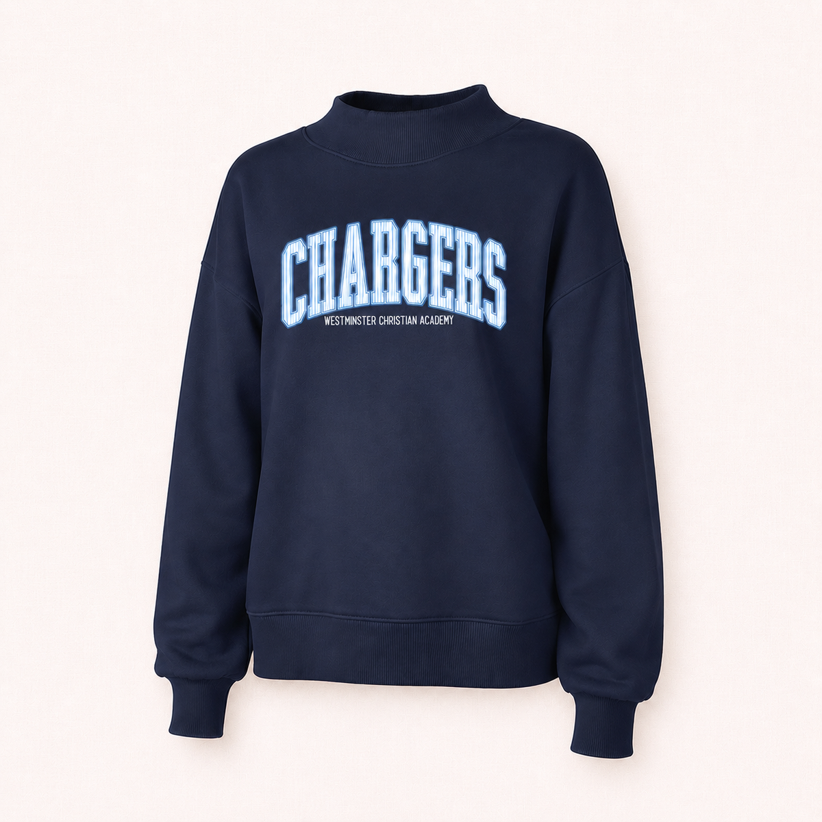 Westminster Chargers Mock Neck Pullover