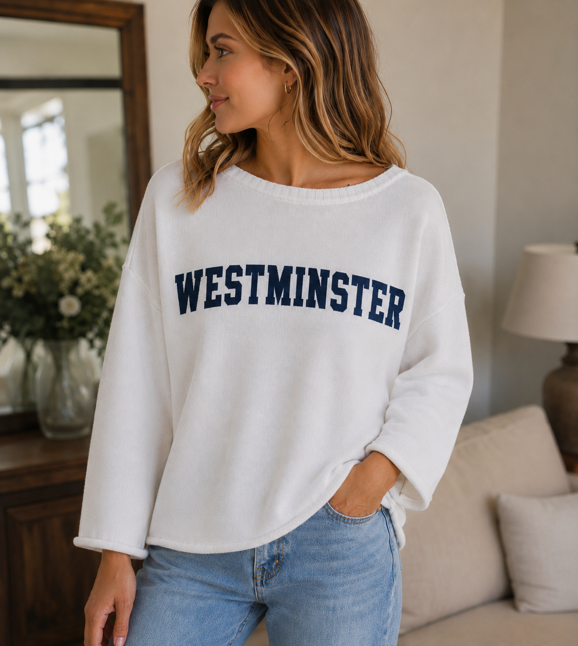 Custom WCA Sweater x Vetter Rolled Crew Sweater