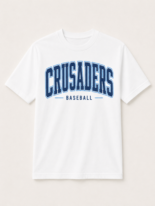 Crusaders Vintage Collegiate Comfort Colors Tee | Baseball