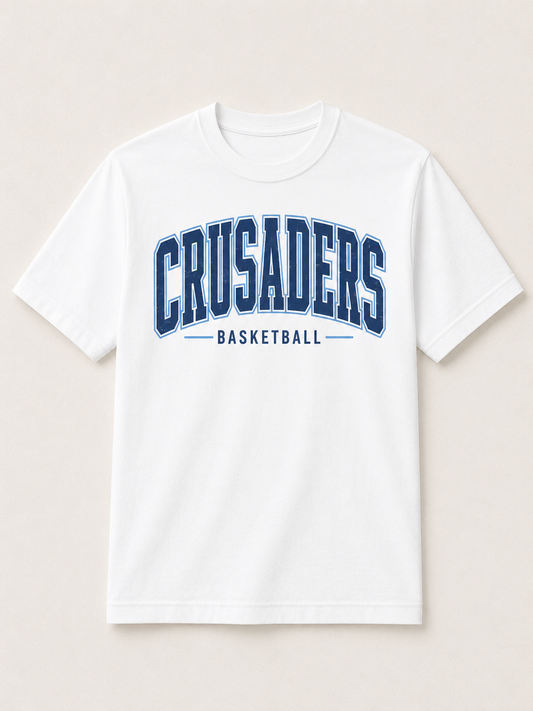 Crusaders Vintage Collegiate Comfort Colors Tee | Basketball