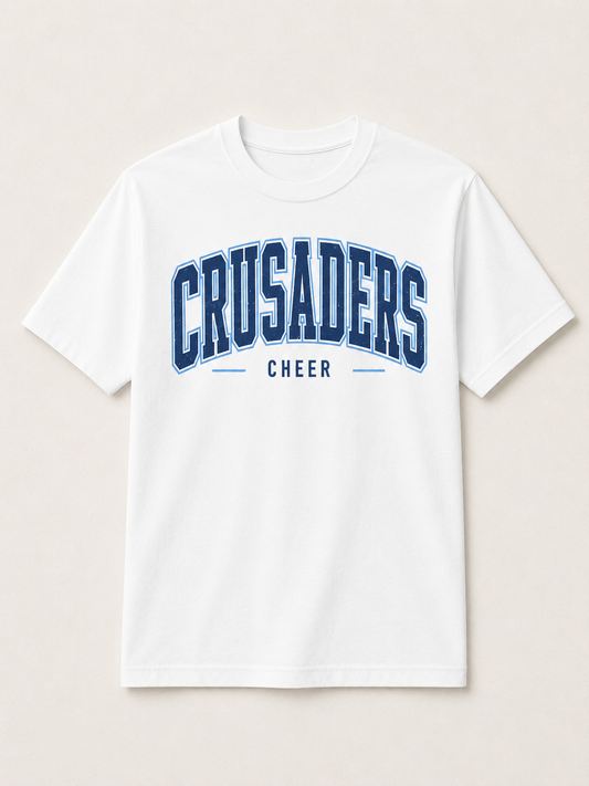Crusaders Vintage Collegiate Comfort Colors Tee | Cheer