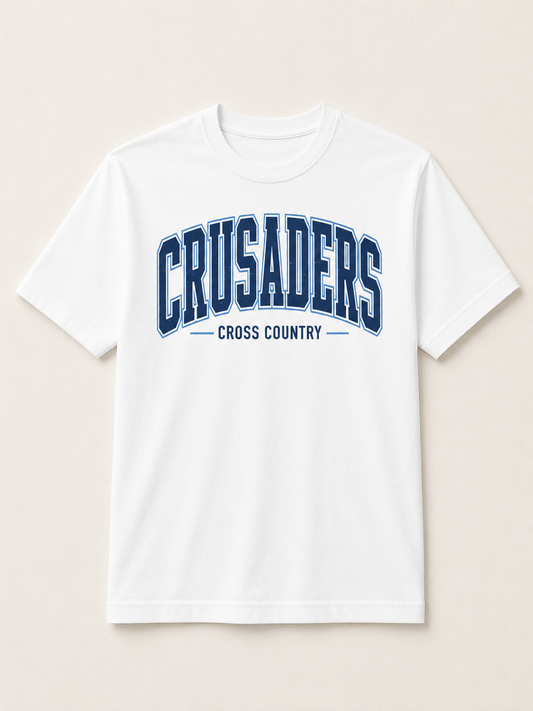 Crusaders Vintage Collegiate Comfort Colors Tee | Cross Country