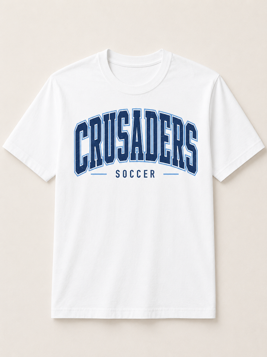 Crusaders Vintage Collegiate Comfort Colors Tee | Soccer