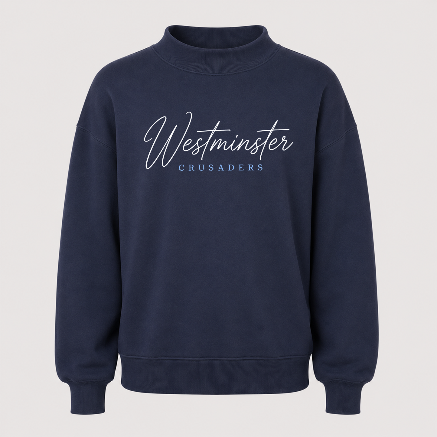 Westminster Crusaders Embroidered Mock Neck