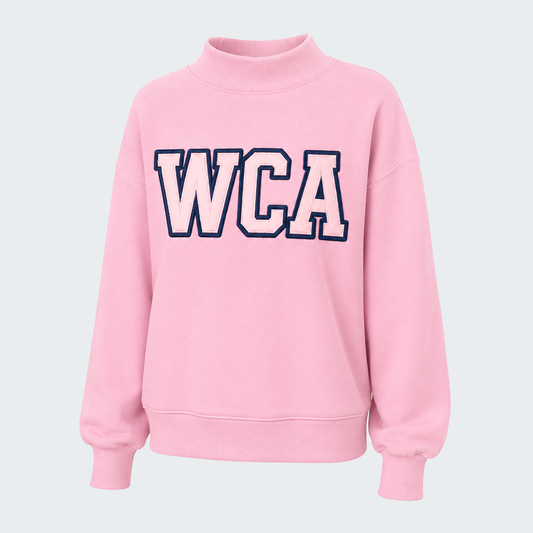 Westminster Pink Mock Neck Pullover