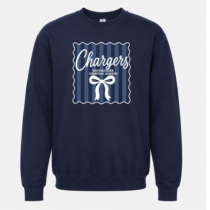 Westminster Chargers Bow Crewneck Sweatshirt