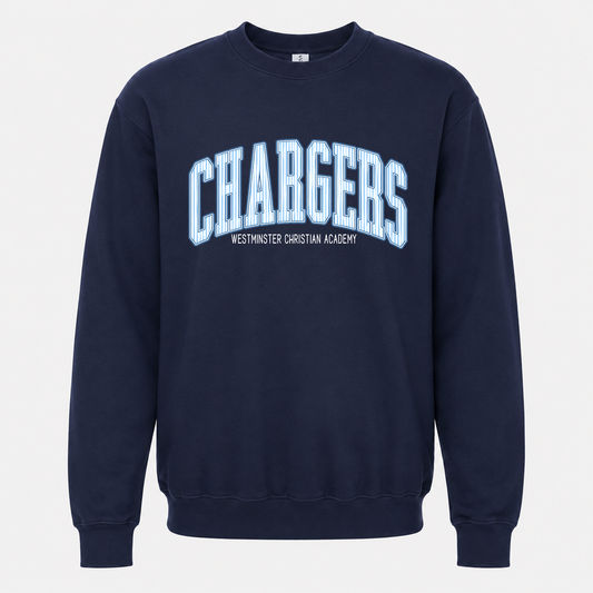 Westminster Chargers Pinstripe Varsity Sweatshirt